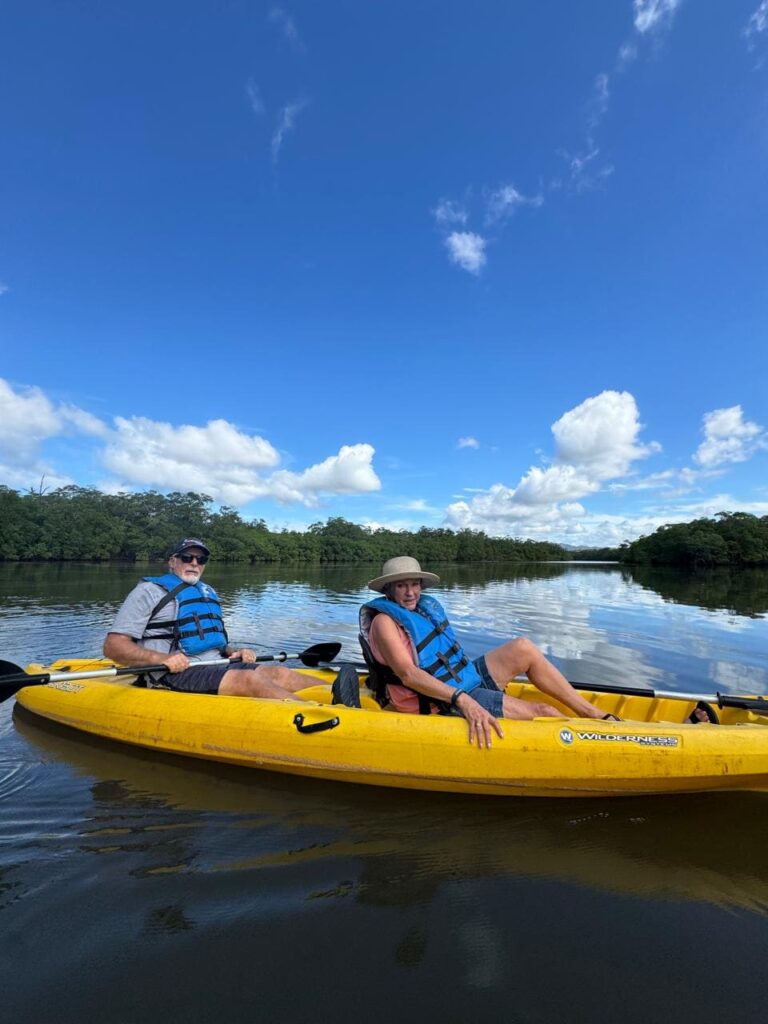 Guided kayaking tour in Tamarindo estuary with wildlife