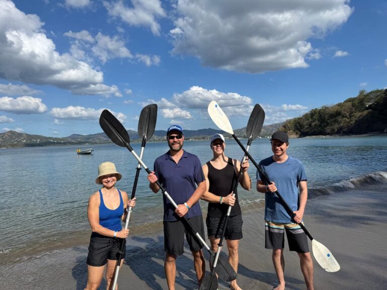 Kayaking experience at Playa Flamingo Costa Rica