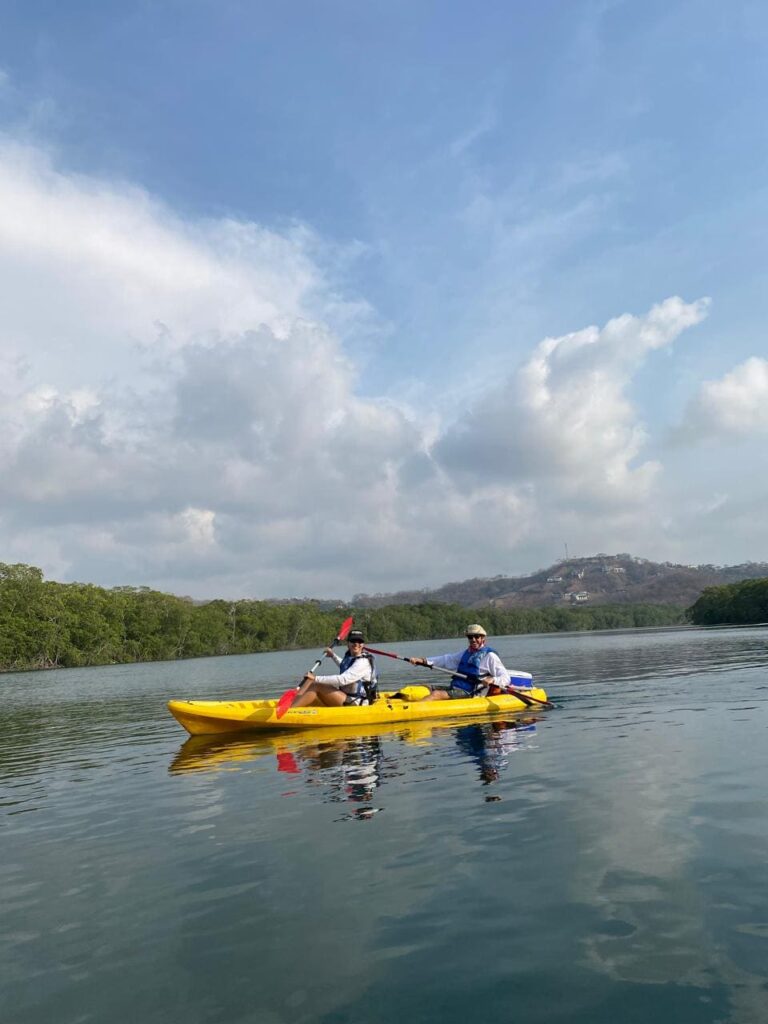Tamarindo estuary kayaking tour with wildlife