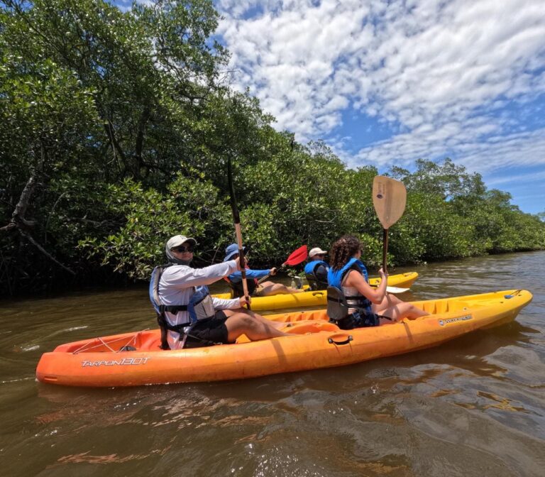 Guided kayak tour in Tamarindo Costa Rica