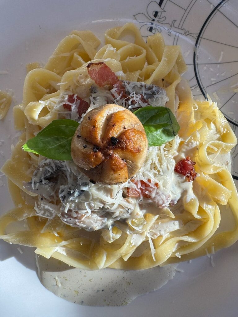 Food experience on Tamarindo catamaran tour Costa Rica