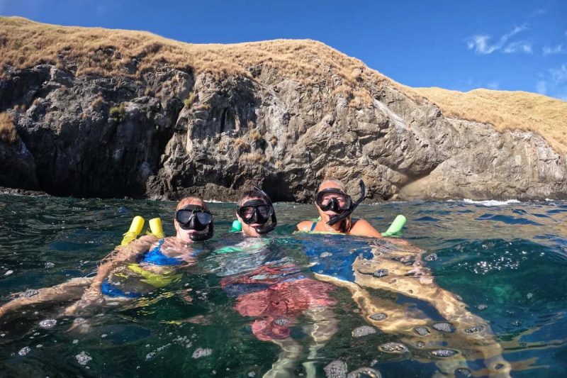 snorkeling tamarindo catalina islands clear water fish